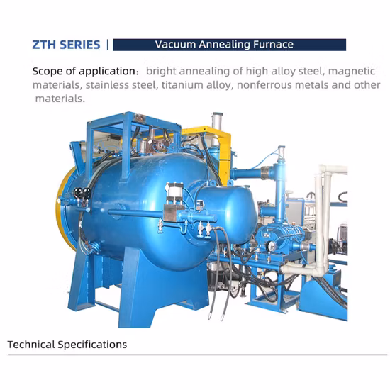 Hochtemperatur-Wärmebehandlungs-Vakuum-Glanzglühofen für Nichteisenmetalle